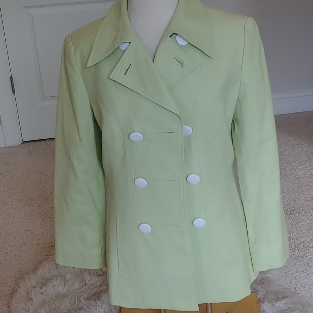 Double-breasted blazer cotton